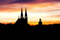 Panorama vom Balkon in Görlitz